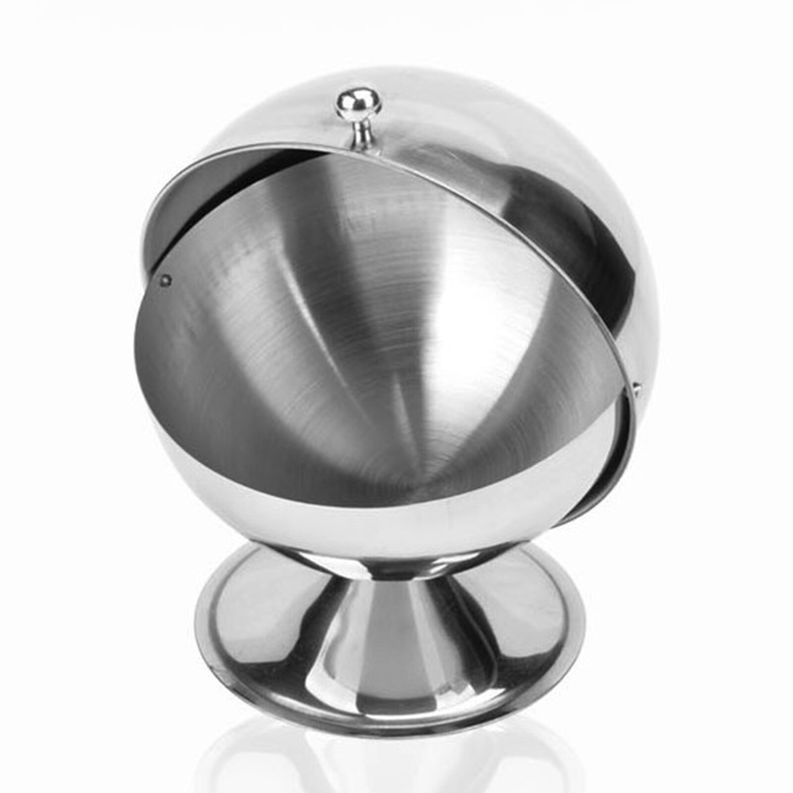 Sugar Bowl With Lid Round Dust-Proof Stainless Steel Sugar Container For Kitchen: A