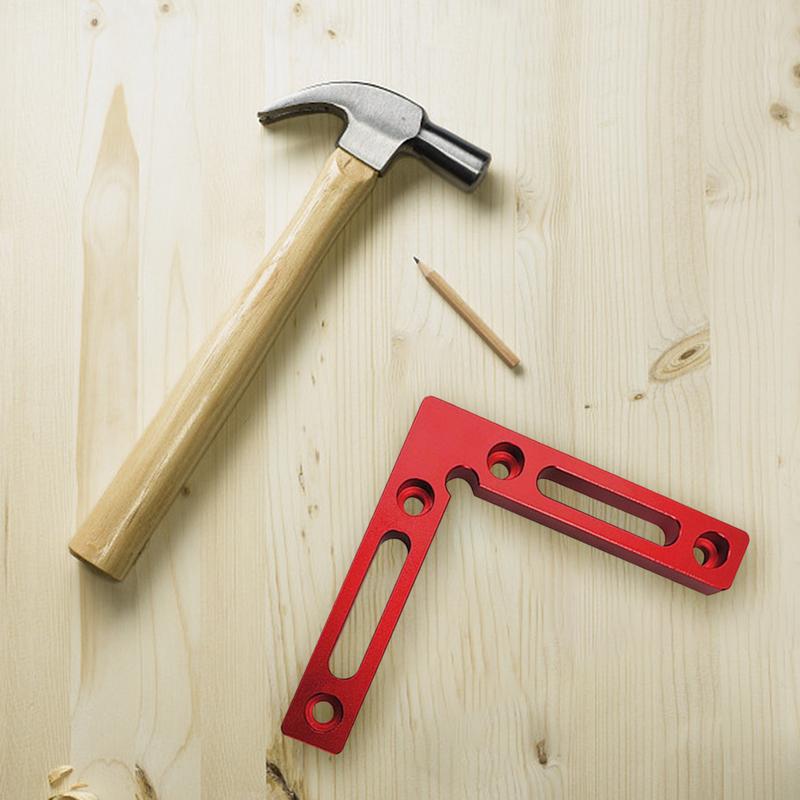 90 Degree Positioning Block Squares Right Angle Clamps Woodworking Carpenter Tool 120x120mm L Block Square Aluminium Alloy