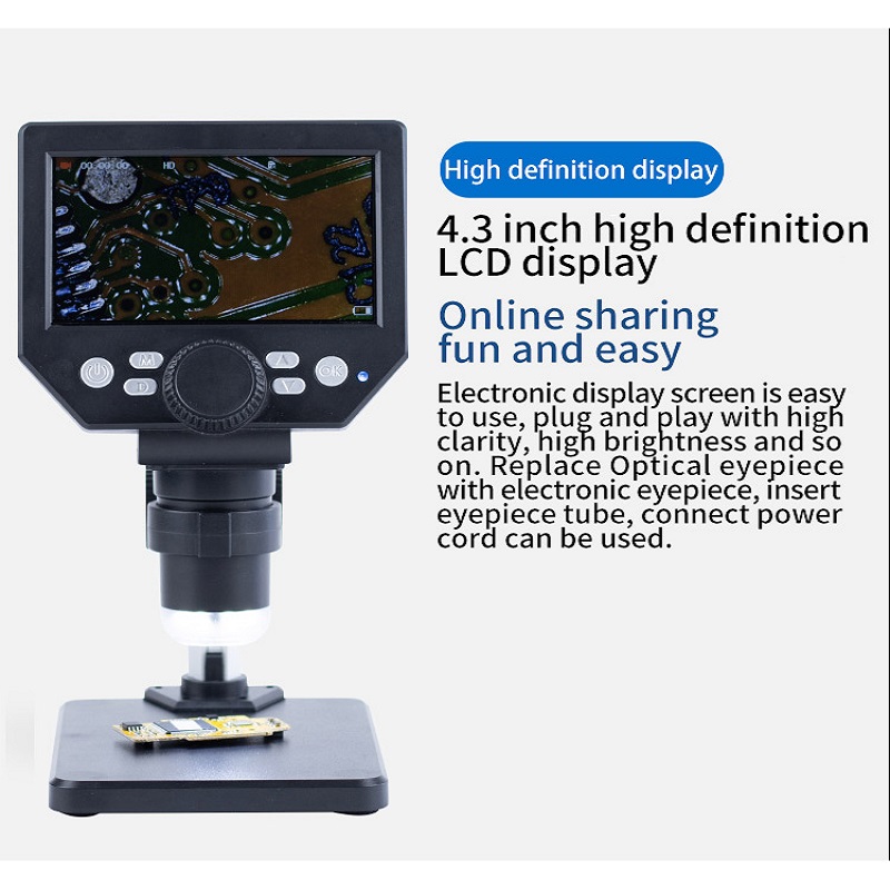 G1000 Digitale Microscoop 4.3 "8MP 1000X Micr... – Grandado