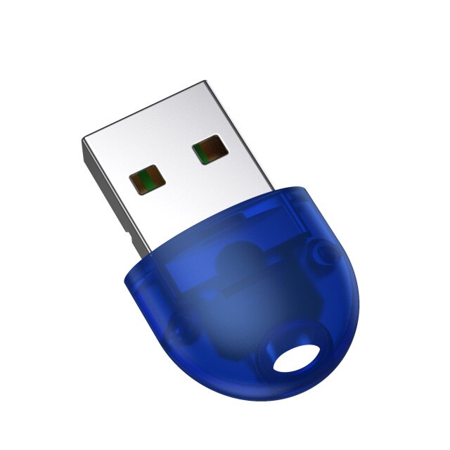 Bluetooth 5.0 Adapter Mini Usb Bluetooth Transmitter for Pc Computer Receptor Laptop Earphone Audio Printer Data Dongle Receiver: Blue