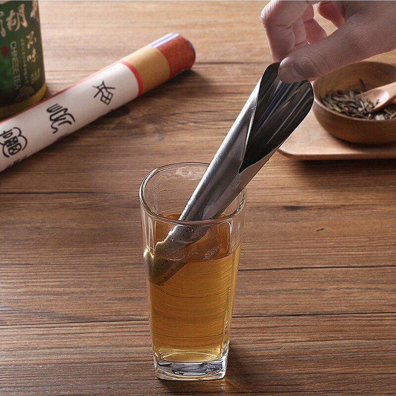 Filter Tea Balls Stainless Steel Tea Strainers Oblique Tea Stick Tube Tea Infuser Steeper L 16cm