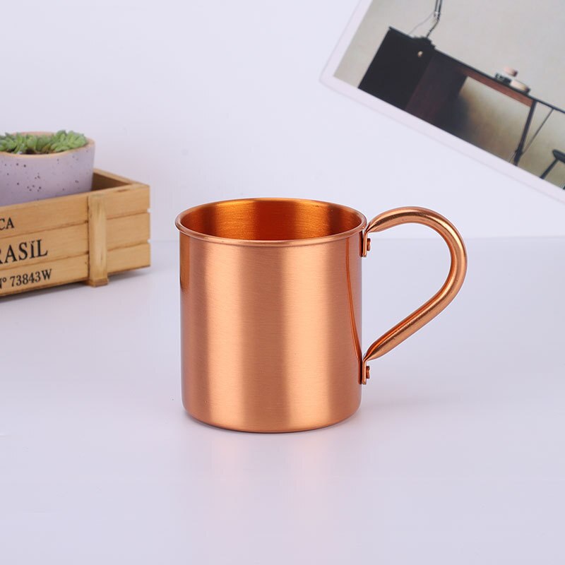 16oz rene kobber krus moscow mule holdbare kobberagtige øl krus kaffe krus mælk kop kobber cocktail whisky glas drinkware