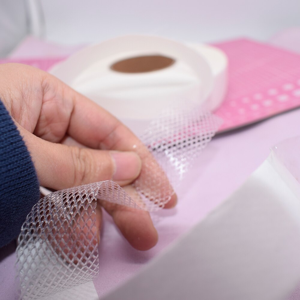 100m Roll Sewing Fusible Hem Tape Iron-On Adhesive Fastener Tape -fix Double-side Wash Tape Strap for Sewing Patchwork DIY