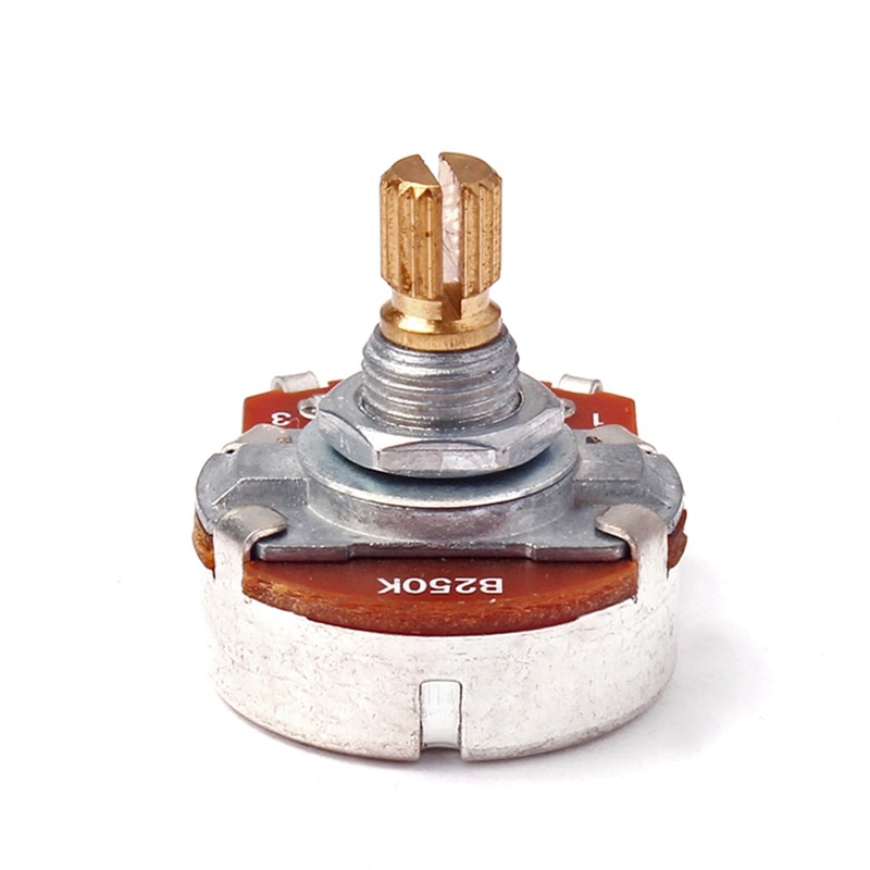 HOMELAND 2Pcs Guitar Pots B250K Big Potentiometer Electric Guitar Bass Volume 15Mm Parts