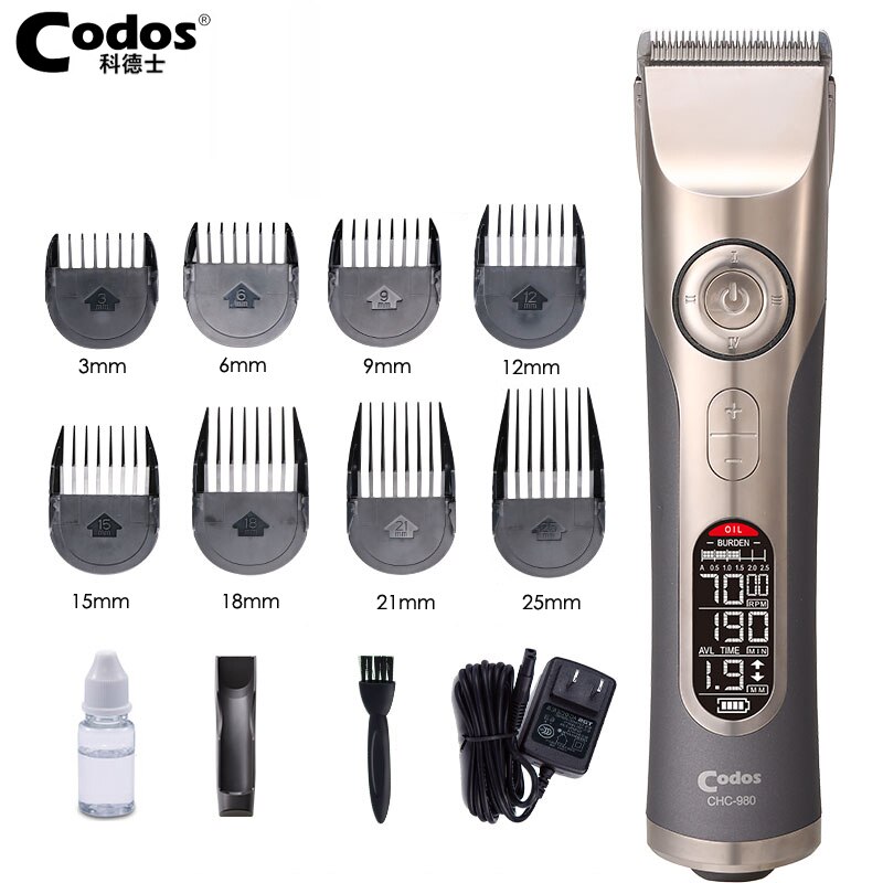 Codos Professionele Oplaadbare Tondeuse Voor Kapper Salon Elektrische Tondeuse Keramische Cutter Snijmachine