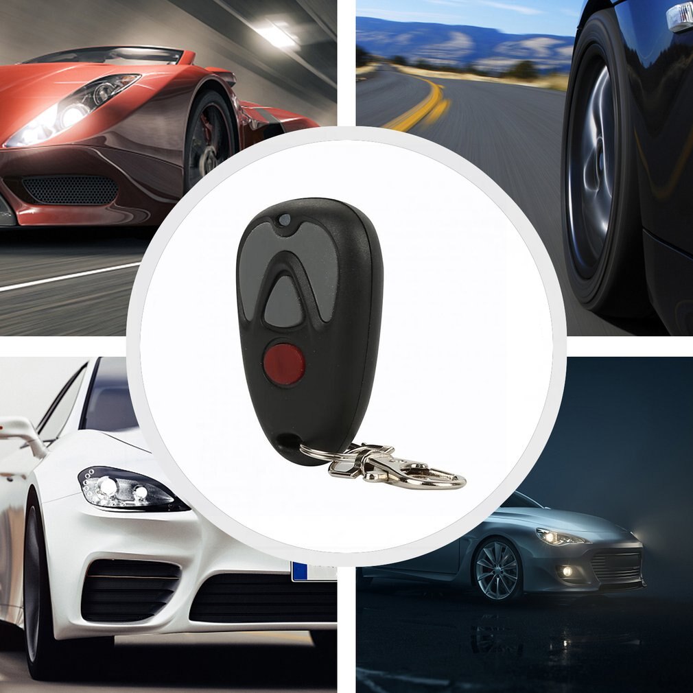 433,92 mhz copy remote control electric garage door duplicator fixed code learning code rolling code 12v 4- button transmit