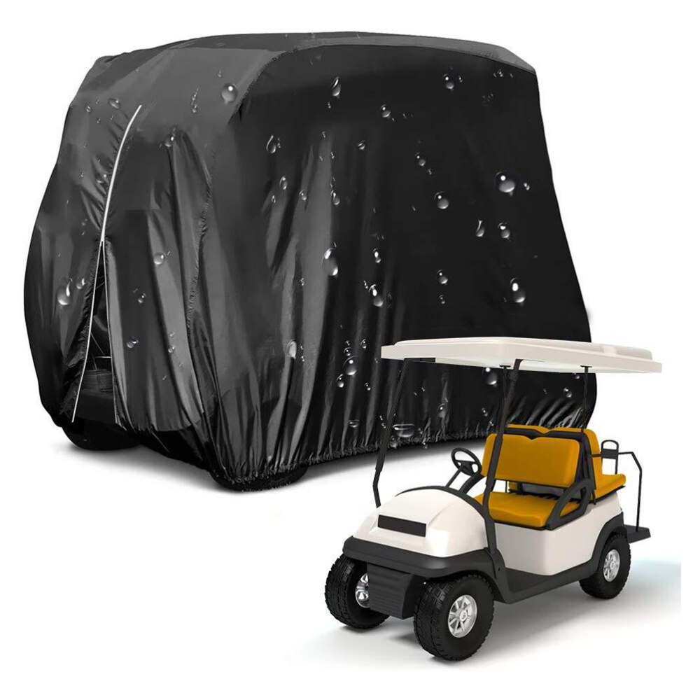 4 Passenger Golf Winkelwagen Stofkap Golfkar Kap Golfkar Cover Waterdicht Covers Voor Golf Cart (210D oxford Doek 285x122