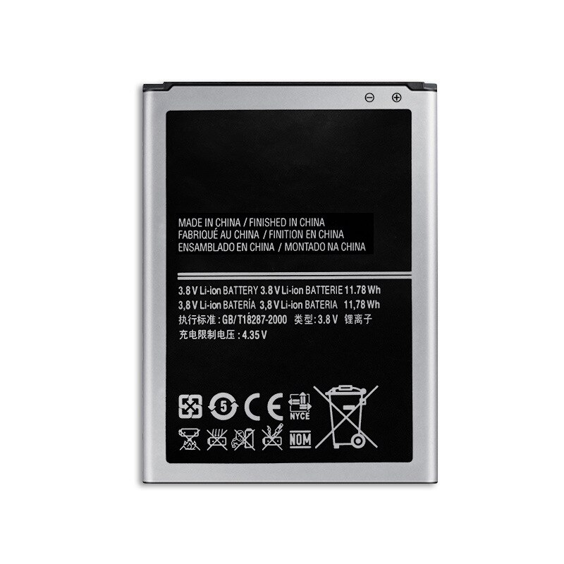 Nueva batería para Samsung Galaxy Note 2 N7100 N7102 N7105 T889 i605 i317 L900 R950 E250 EB595675LU 3100mAh