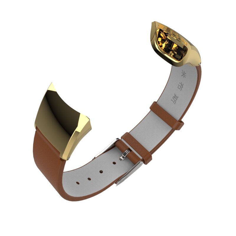 Mijobs Lederband für Huawei Honor Band 4 5 Smart Uhr Handgelenk Band Strap für Honor 4 5 Smart Armband armbänder Strap