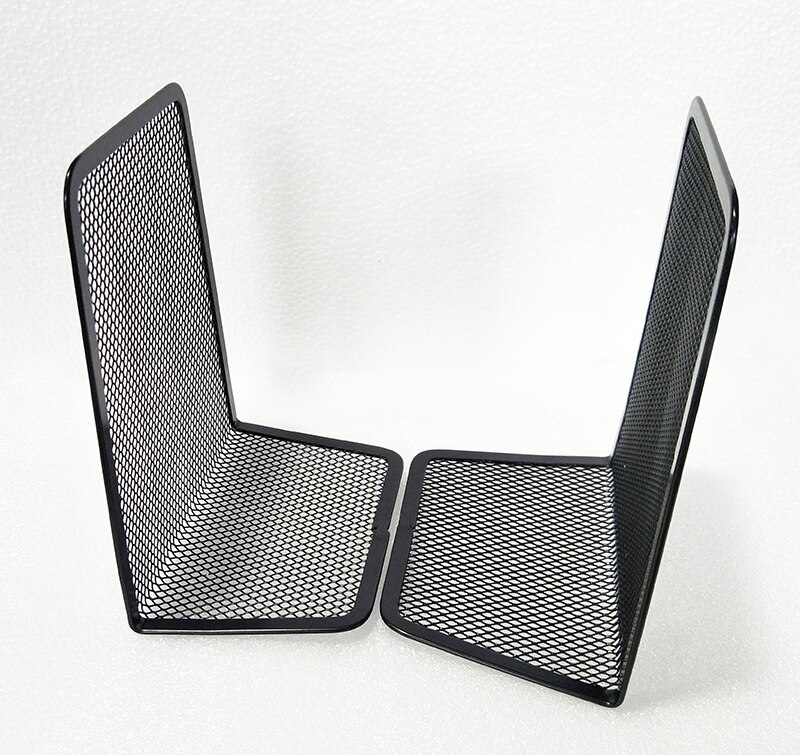 2 stk / par 10cm * 6cm bokstativ metalltråd bokrekvisita kontor trådnett kontor bokbøyning
