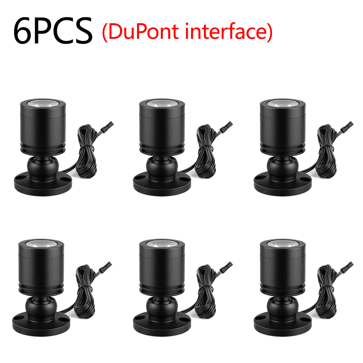 1 to stk. 10 stk. led-lys 12v stk. downlight i aluminiumsmateriale med svart skall, dupont-grensesnitt, innendørs takdekorasjonsspotlight ,2 stk. installasjonsmetode: Grønn / Blå