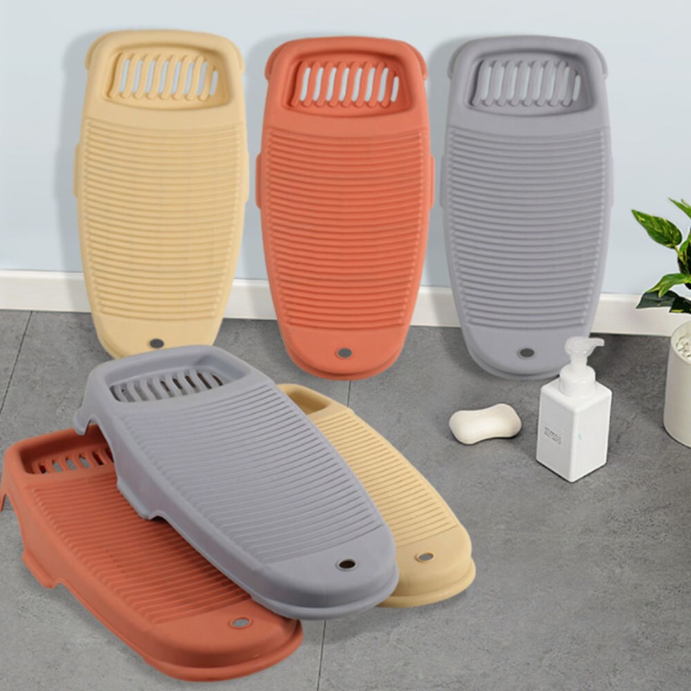 Planche à Laver En Plastique Bleu Foncé - Outil Pratique Pour Lavage Main Sous-vêtements Chaussettes
