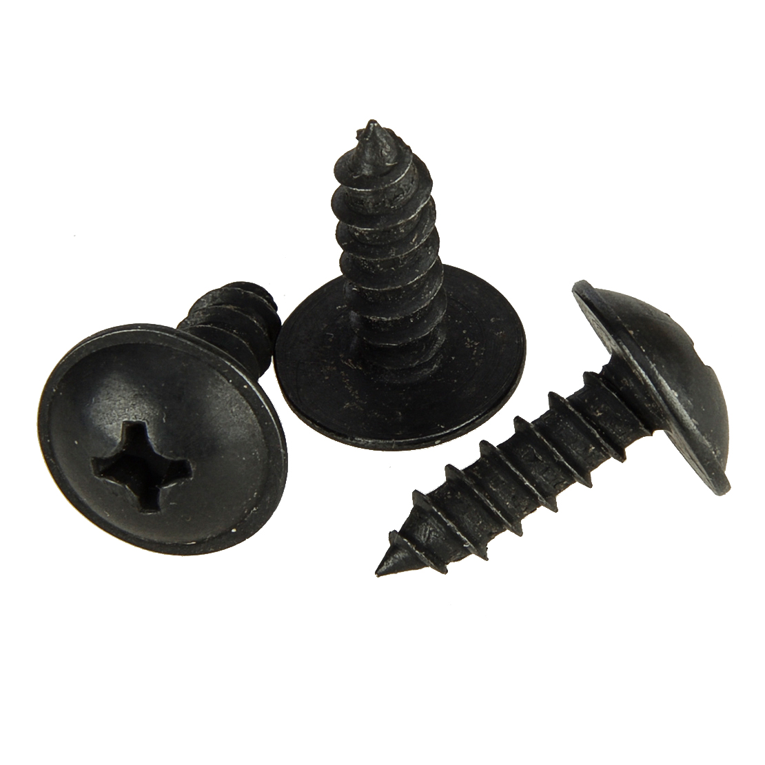 20Pcs 12493-06207 12493-06207E Fender Liner Retainer Screw Tapping Bolt Fit for Hyundai Kia Black