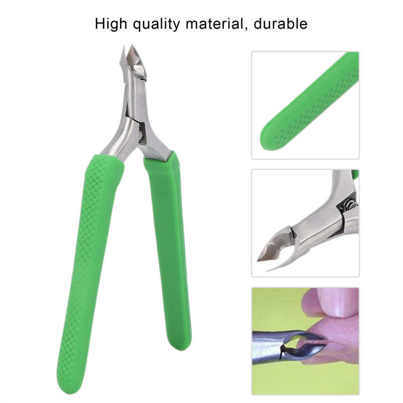 Cuticle Cutter Stainless Steel Non-Slip Handnail Dead Skin Remover Nail Clipper Cutting Cuticle Remover Manicure