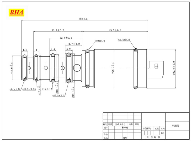 Ac Compressor Koelmiddel Regelklep/Kleppen Voor Toyota Crown/Reiz 99Mm 6 O-Ring