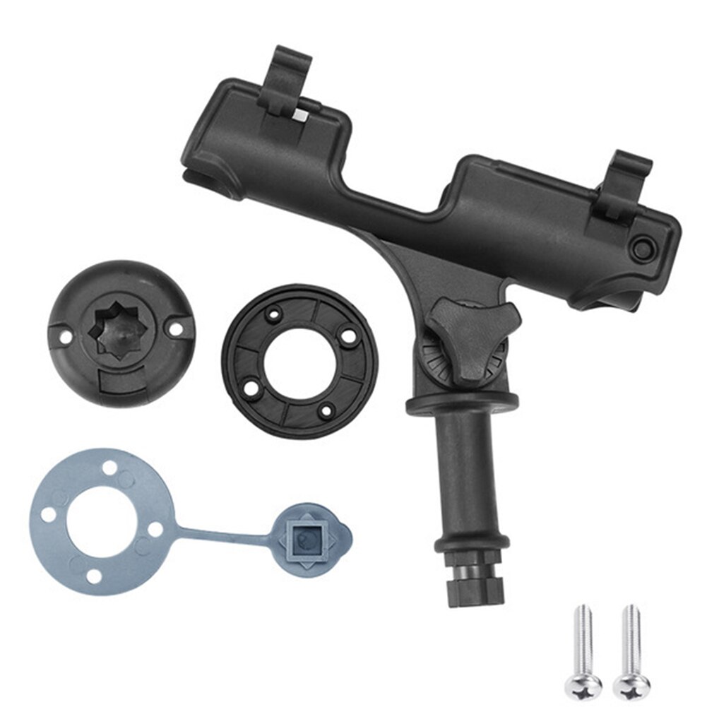Verstelbare Kajak Boot Hengel Houder Ondersteuning Gereedschap Pole Mount Hoek Beugel Roterende Vissen Ondersteuning Tool Accessoire