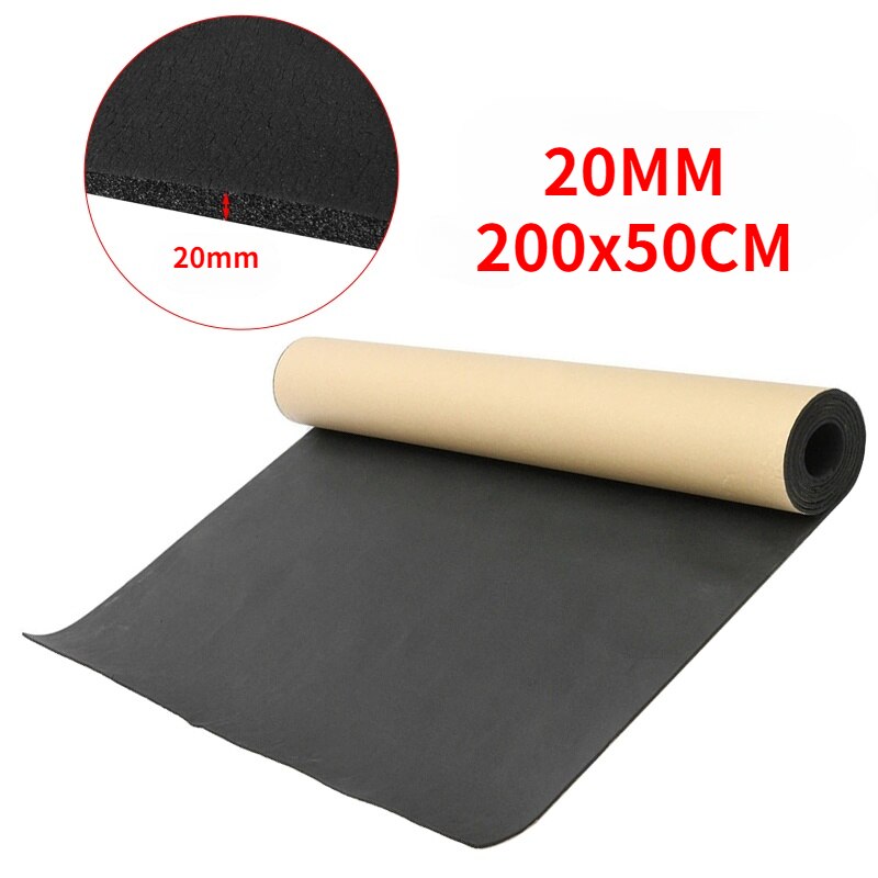 Izolacja akustyczna samochodu bawełna dźwiękochłonna pianka izolacja cieplna bawełna 3/5/6/10mm grubość 100/200*5 cm rozmiar: zielony