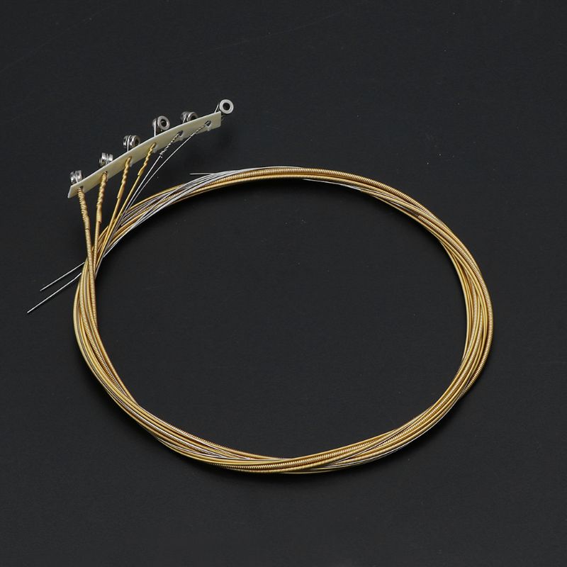 Alice  aw432 6 stk/sæt akustiske guitarstrenge 011-052/012-053 kobberlegering viklet