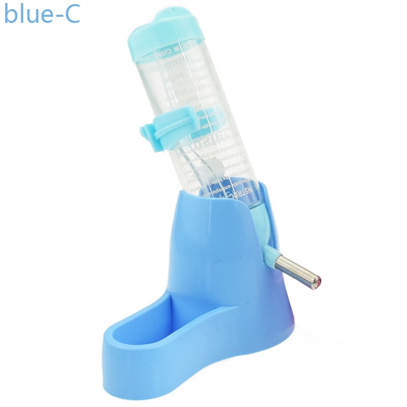 Hamster Water Bottle Small Animal Accessories Automatic Feeding Device Food Container 3 Styles 1 Pc Pet Drinking Bottles: blue-C