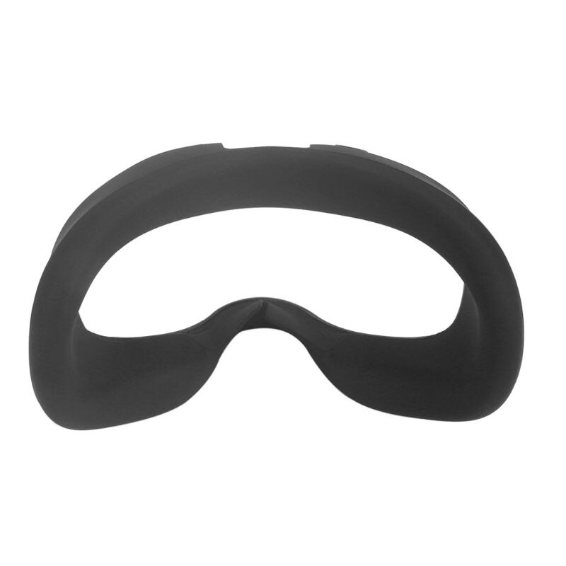 Soft Anti-sweat Silicone Eye Mask Case Cover Skin for oculus Quest VR Glasses L4MD: black