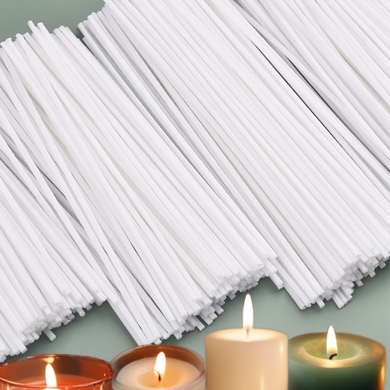 Ensemble de mèches de bougies en coton ciré, 50/100 pièces, noyau de cire sans fumée, bricolage, noyau de cire de soja tissé, lampe à Kerosene, fournitures de fabrication de bougies