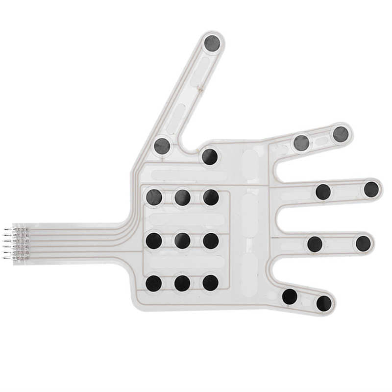 ZNS-01 Thin Film Pressure Sensor Hand Pressure Sensor Flexible Resistive Plastic Glove Type Left Hand