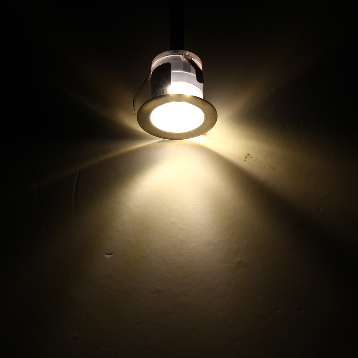 Minifoco de luz Led RGB a prueba de agua, foco empotrable, luz de paso para escaleras, suelo, reflector para escaleras, accesorio de iluminación para escaleras