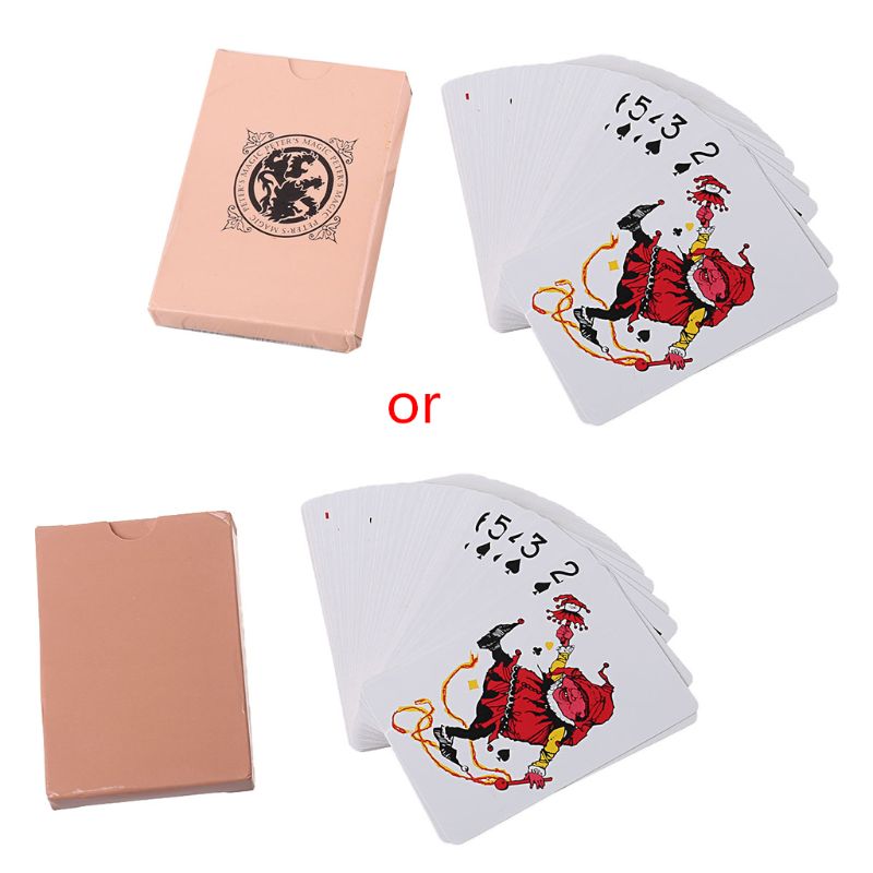 Ultra-tynde spillekort magi poker kort tryllekunstner rekvisitter bar fest magiske tricks rekvisitter barn barn puslespil legetøj