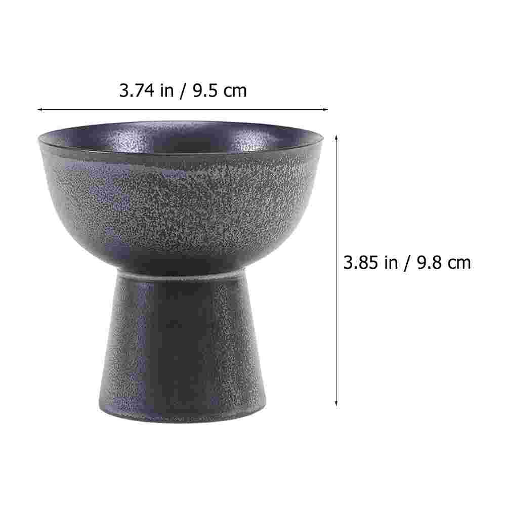 Ceramic Fruit Plate Multi-functional Food Displaying Stand Snack Dried Fruit Plate