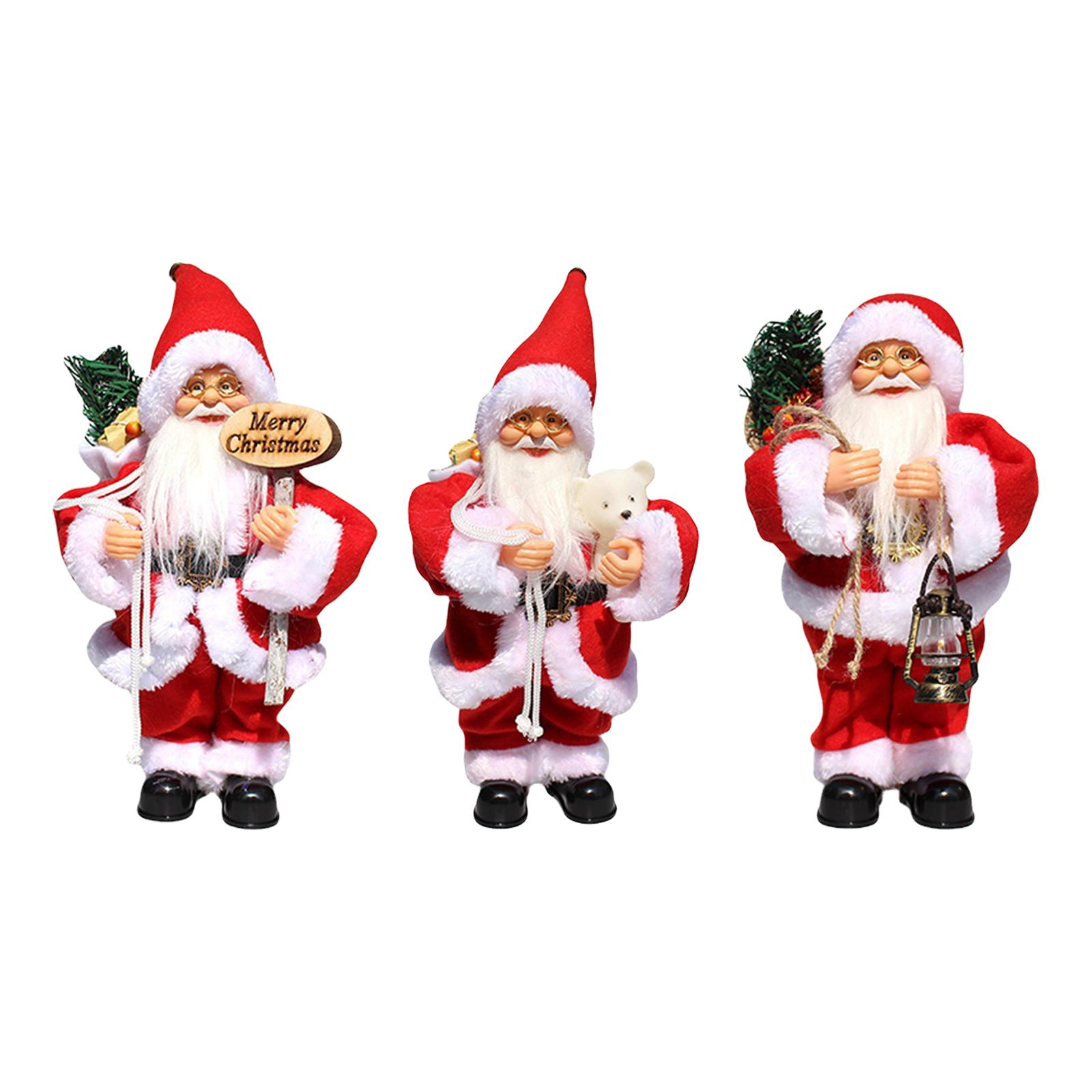 Electric Music Santa Claus Doll Dancing and Singing Song Innovative Electric Santa Claus for Home Indoor Father