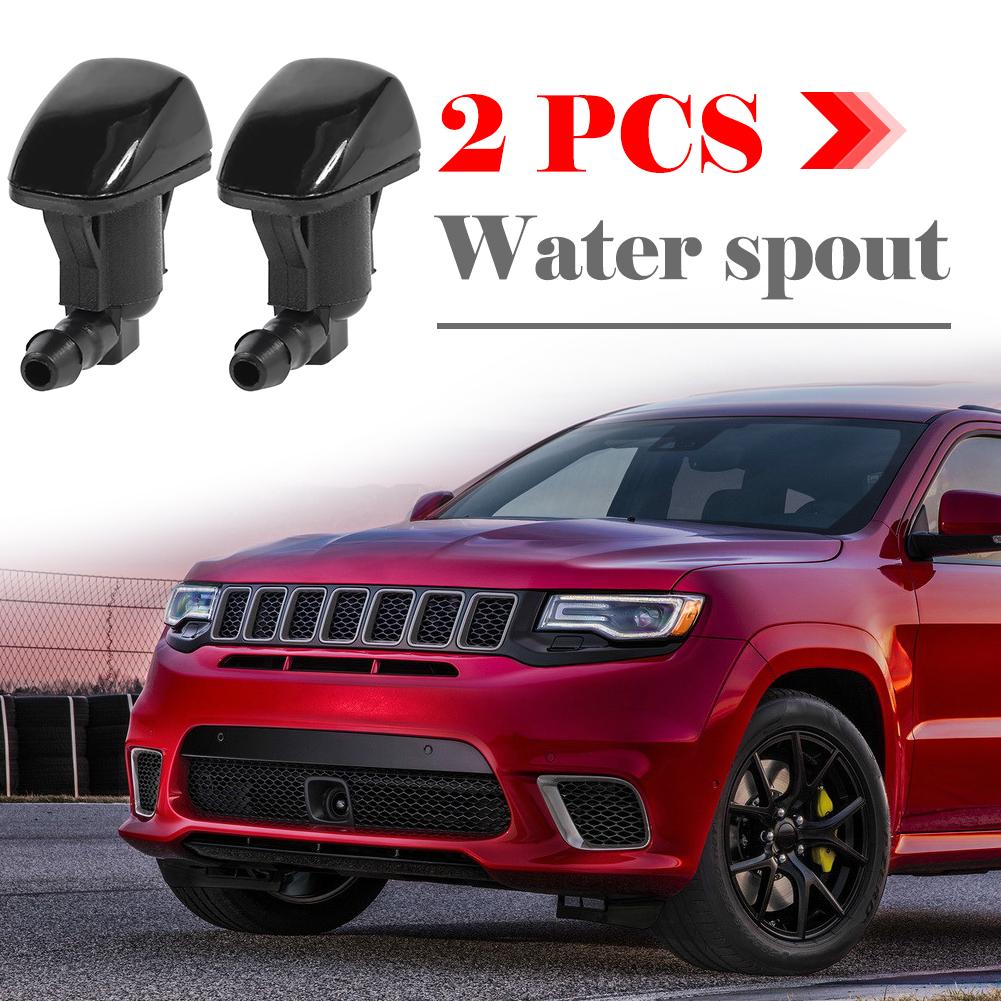 1 Pair Windshield Washer Nozzles For Grand Cherokee Front 68260443AA