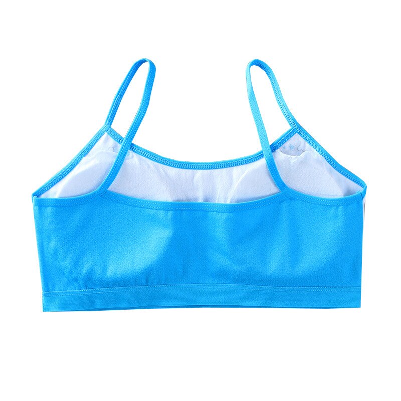 5Pcs Children Girl Bra Cotton Letters Printed Teens Underwear Summer Kids Vest for 8 12 16 Years Old Comfortable Cotton Bras