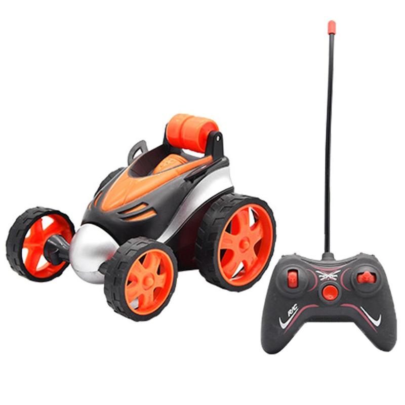 Electric Wireless Remote Control Car Tumbling Stunt Dump Truck Toy ABS Plastic Personality Cool Wireless Birthday