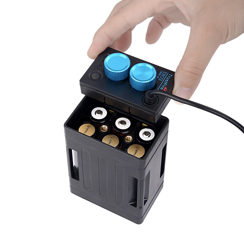 Trustfire  eb03 vedenpitävä 18650 akkuvirtapankki kotelo usb latauspuhelin  dc 8.4v akkukotelo laatikko led-pyörän valolle