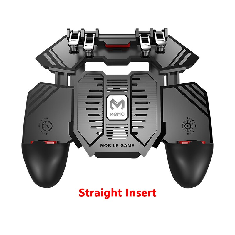 AK77 Game Gamepad Voor Mobiele Telefoon Shooter Trigger Fire Knop Controller Joystick Metalen Trigger Pubg Mobiele Shooter Joystick: AK77-Straight Insert