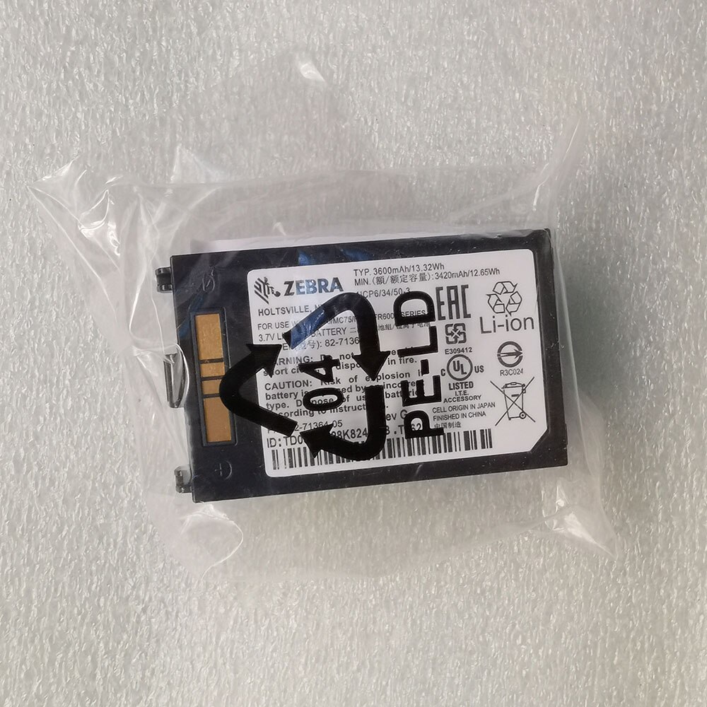original 3600mah battery for ZEBRA for symbol for motorola MC70 MC75 MC7090 MC7094 82-71364-05 MC75A0