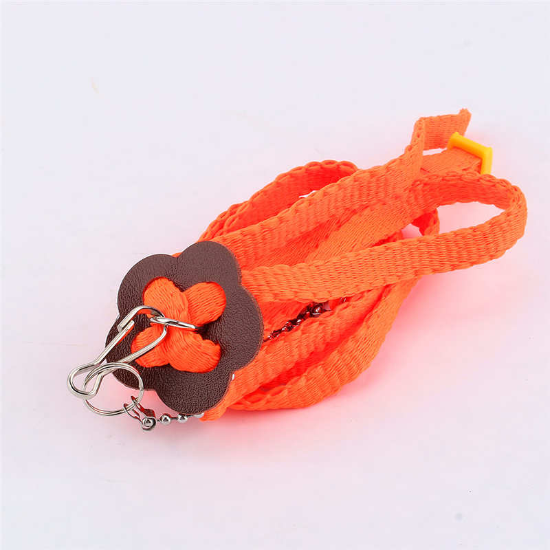 Papegaai Bird Harness & Leash Verstelbare Licht Zachte Kraag Harnas Willekeurige Kleur