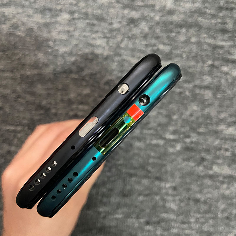 6.4&quot; For Huawei P40 LITE Middle Frame Front Bezel Housing Lcd Holder Rear Plate Chassis+Power Volume Button JNY-L21 JNY-L22 4G