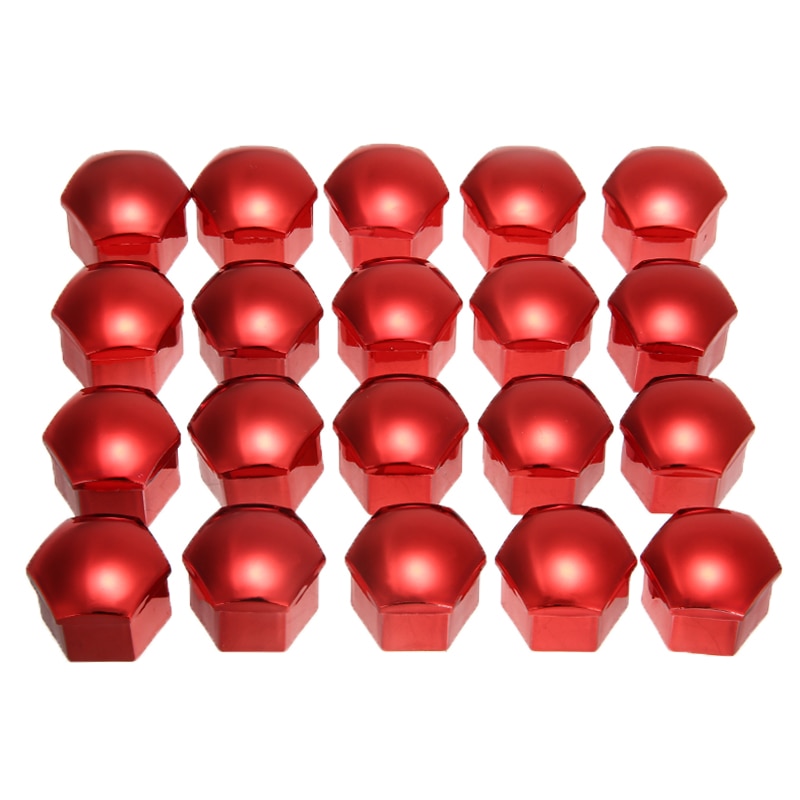 Sales 20pcs 17/19/21mm Blue Red Car Wheel Nut Caps... Grandado