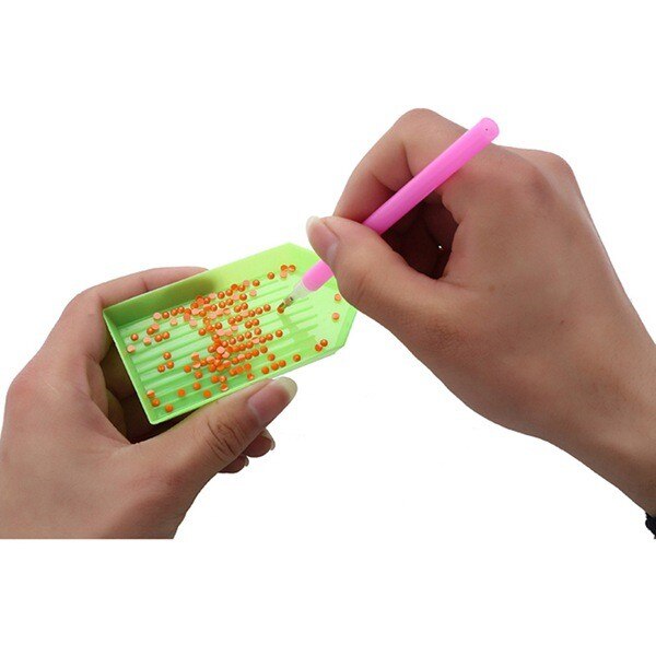 -bloem diamant schilderij patroon volledige kruissteek handwerk diy