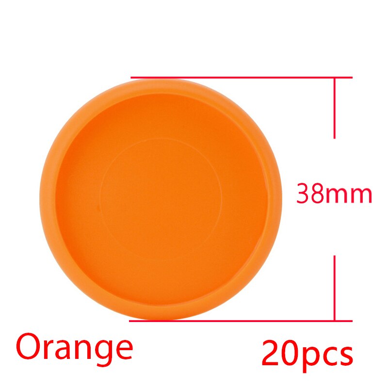 38mm 20 sztuk kolorowe grzyby otwór wiążące pierścienie spoiwa dyski zeszyt pierścień planista spoiwo dysk luźny liść pierścienie wiążące dostaw: pomarańczowy-20szt