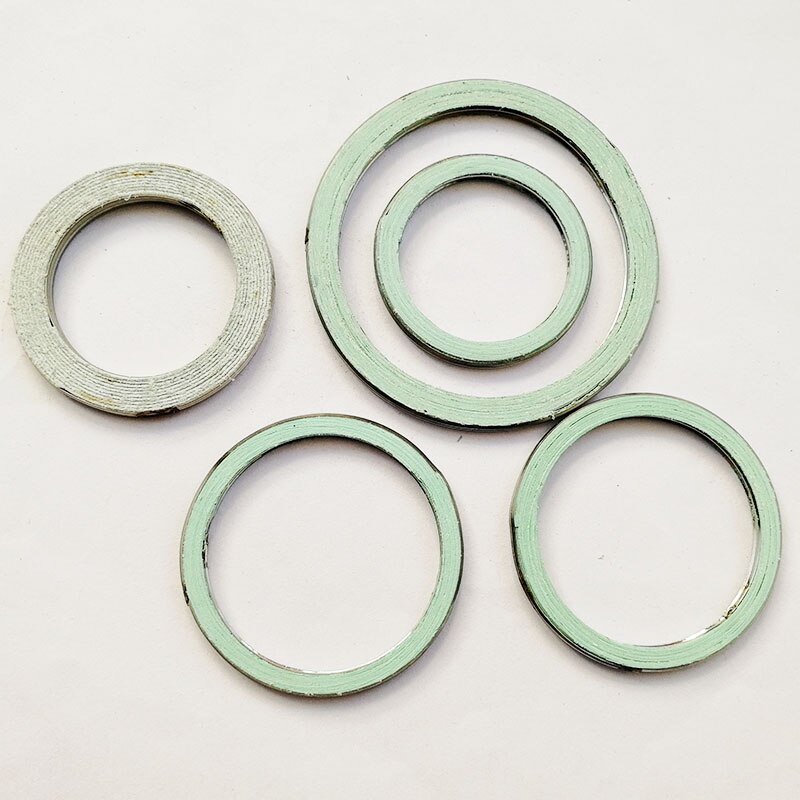 10PCS EXHAUST PIPE FLANGE GASKET 90917-06039 90917-06046 90919-06065 For Toyota Corolla RAV4 Camry