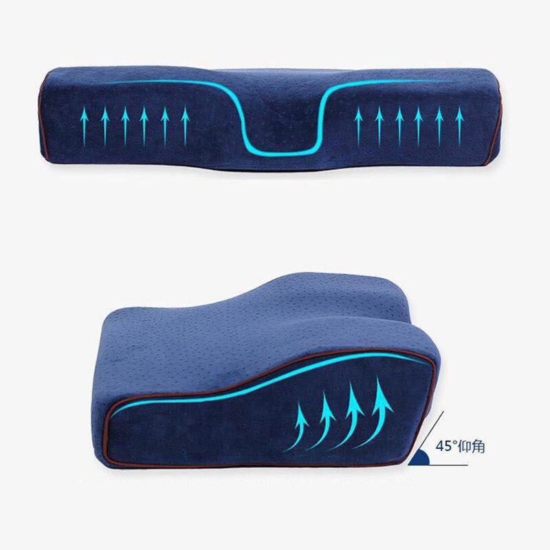 Corthopedic nakke pute minne skum pute for søvn cervical puter konturert ortopedisk minne skum pute for nakkesmerter