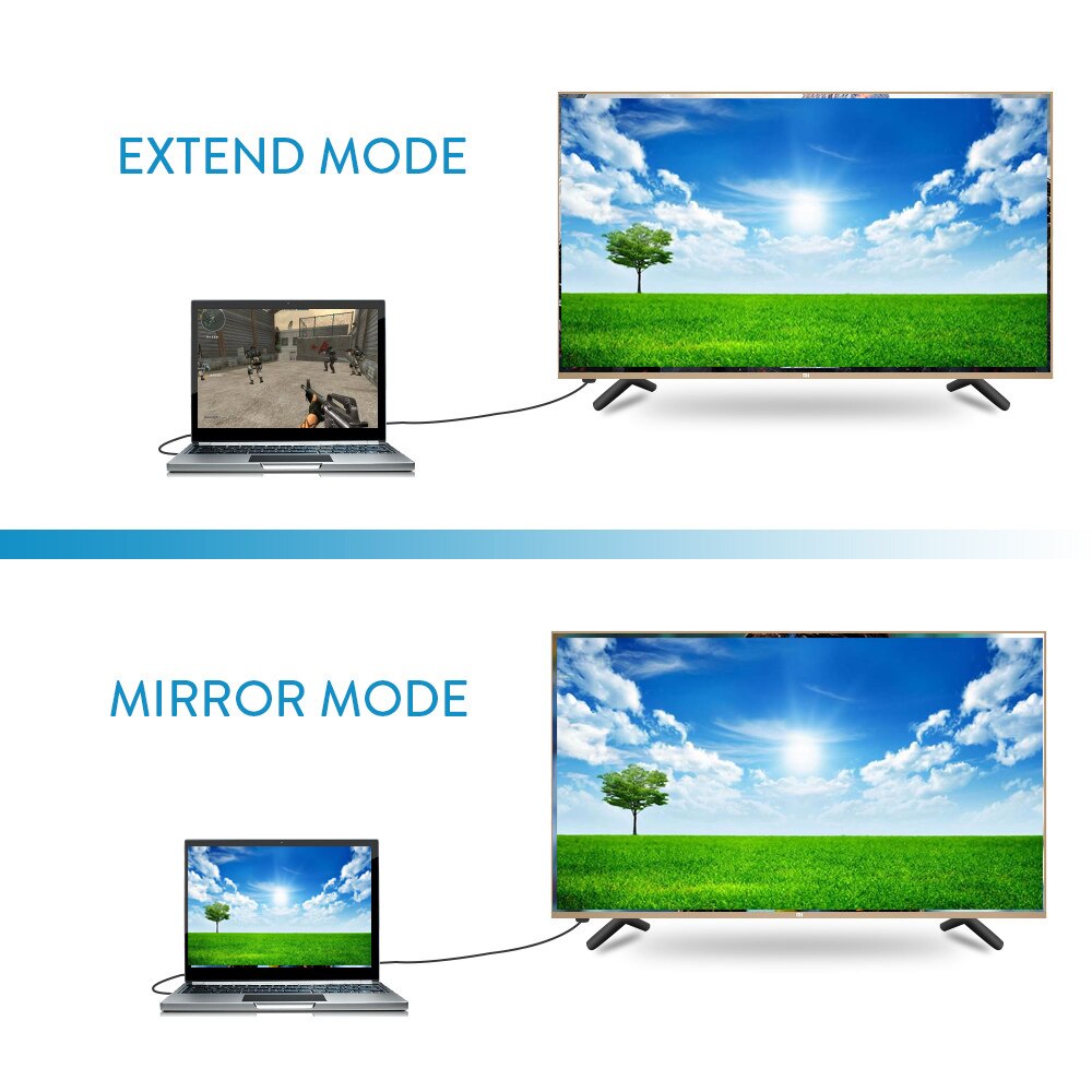 Usb Naar Vga Adapter Usb 3.0 Naar Vga Multi-Display Adapter Converter Externe Grafische Kaart Draagbare Voor Pc monitor Projector