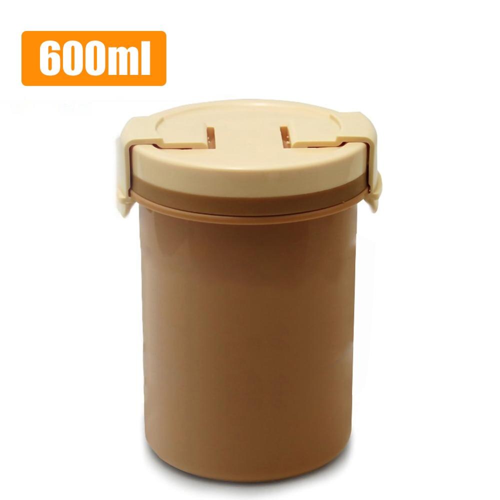600Ml Draagbare Voedsel Thermos Bento Box Magnetron Servies Voedsel Opslag Container Verdikte Grote Lekvrije Soep Beker Met Deksel: Coffee
