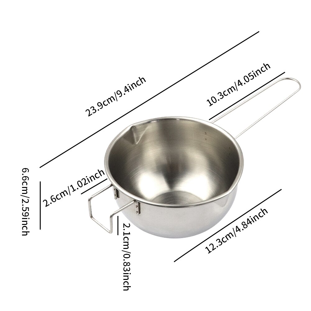 Double Boiler Stainless Steel Kitchen Melting Pot Baking Tool Milk Chocolate 304 Stainless Steel Chocolate Melting Bowl