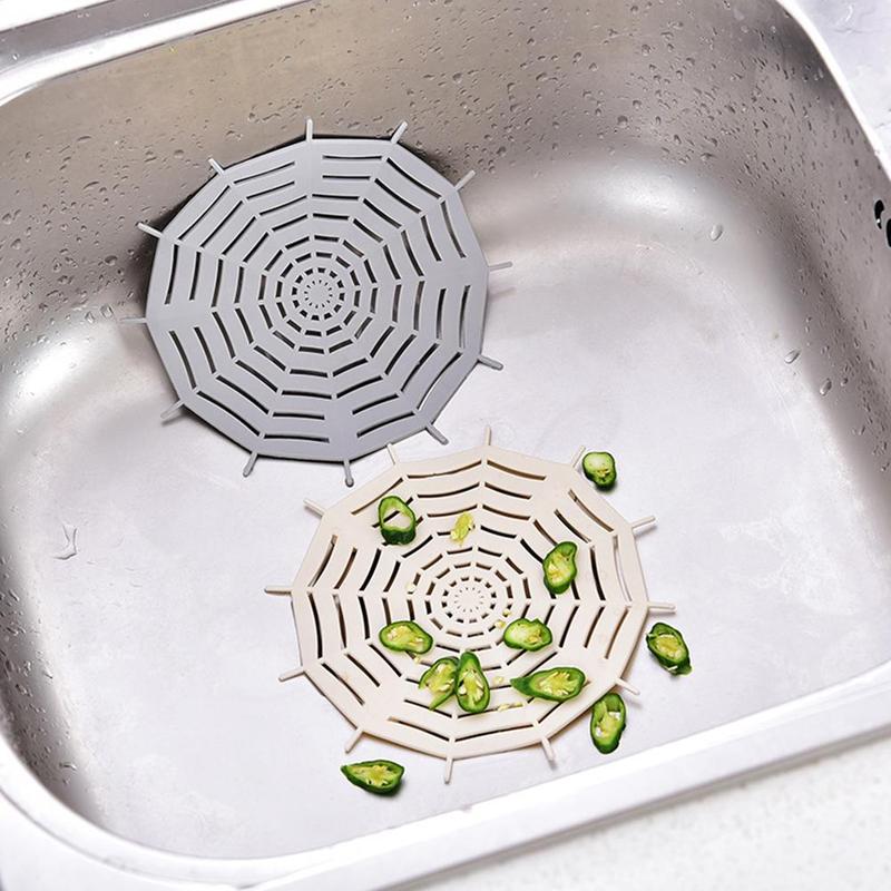 spider web suction cup anti-shift drainage drain sink floor kitchen hair bathroom filter hair outlet U4M0