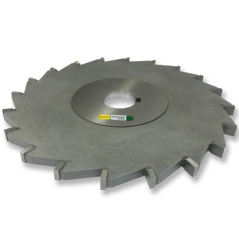 MZG Cutting Straight-Tooth 75-200mm Welding Edge Type Tungsten Steel Side Milling Cutter, T-groove Milling Cutter Processing