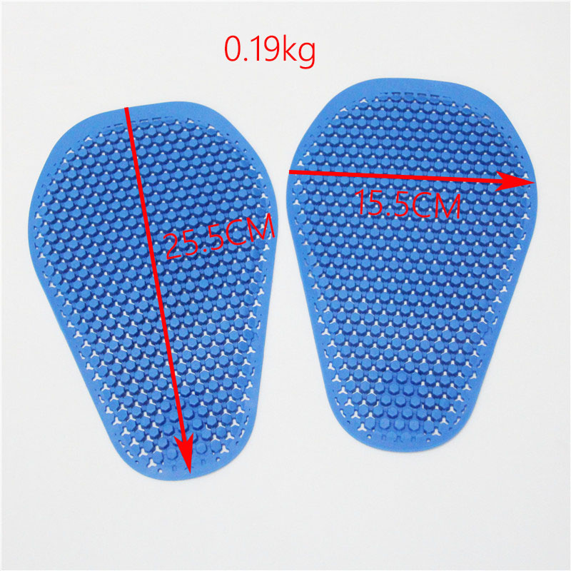 Protezione per l'equitazione Equipaggiamento CE Inserto Armatura Ginocchio Protezione per l'anca Pantaloni da moto Gel di silice di ricambio (2 ginocchiere + 2 protezioni per l'anca): Grigio