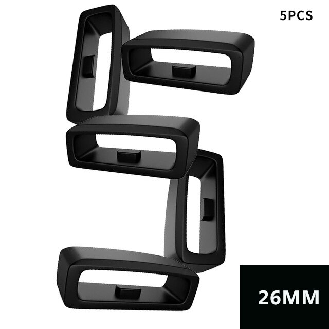 Ibasenice Ersatz-Verschlussringe Für Garmin Fenix 5X – 4 Stück Silikon-Band-Loops
